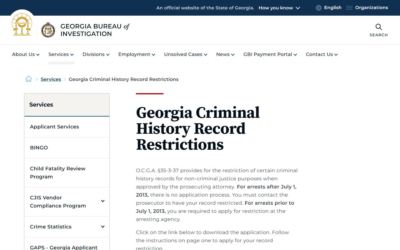 Jasper County arrest records and charges Georgia record restriction information