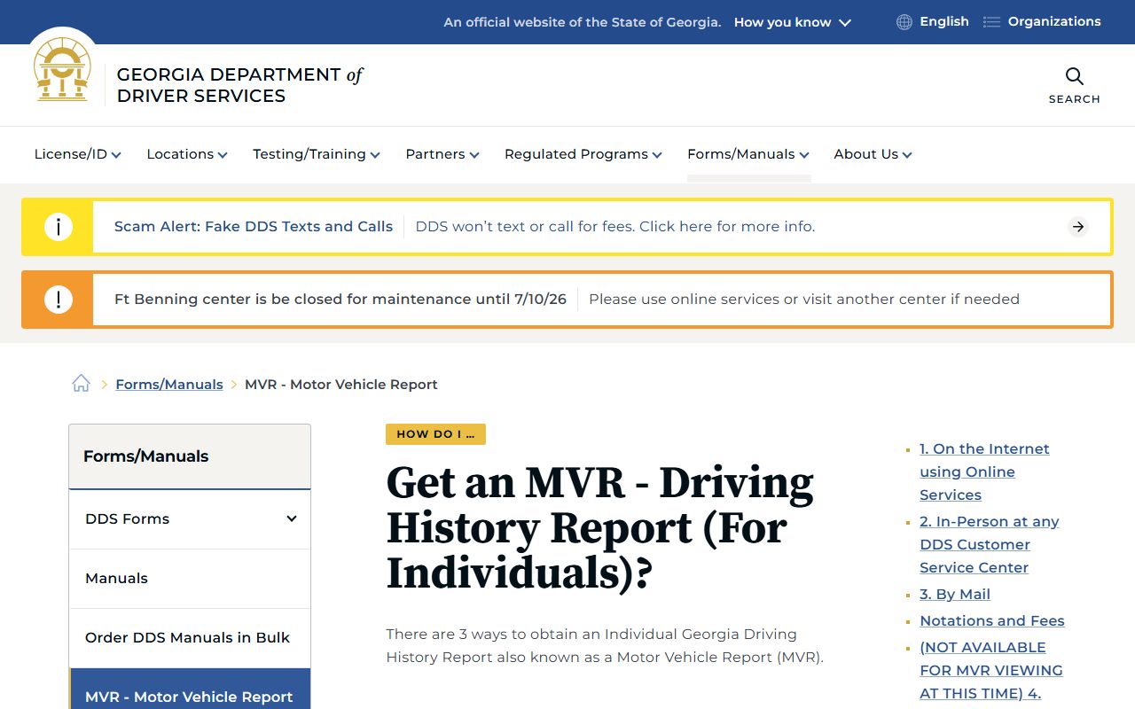 Jasper County traffic court records DDS MVR guide